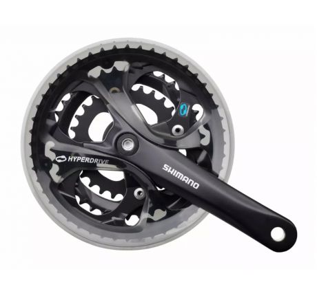 Shimano Acera FC-M361 hajtómű négyszögtengelyes láncvédővel (48/38/28 - 175mm) 7/8s.